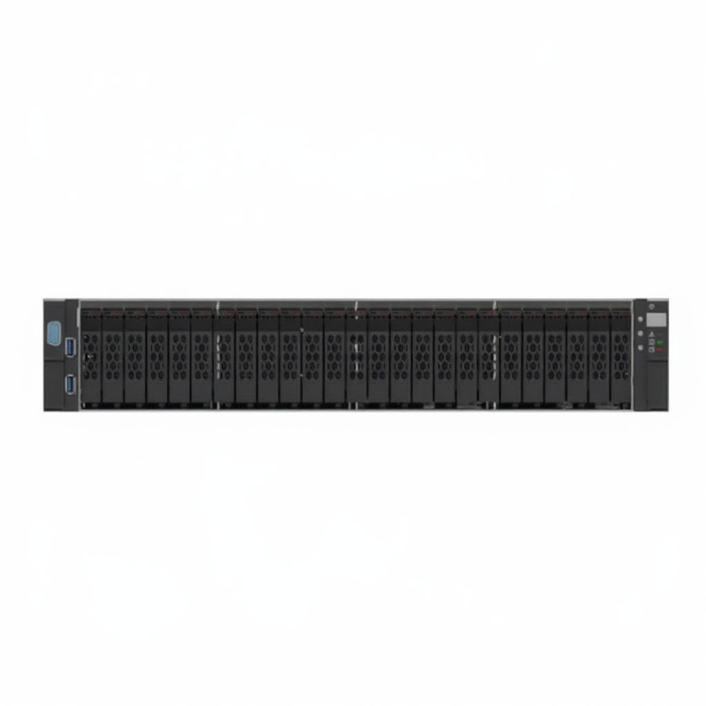 Сервер с СП и СИ 2x Xeon Gold 6342-2xSSD2.5 SATA/480G-10xHDD2.5 SAS 10K/1800G-512/3200-1200HS-4GL-1xRAID